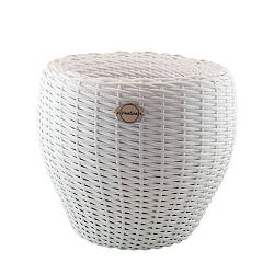 Кашпо з ротангу Decoline 20л 42*39см білий DCL20-2