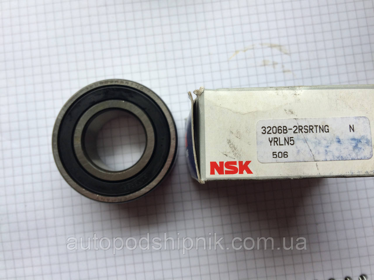 Підшипник 3206 2RS (3056206) привода вентилятора NSK, Німеччина оригінал