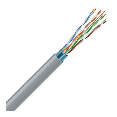 Кабель мережевий ЗЗЦМ FTP 305м 4*2*24AWG[0,51] мідь[СU] cat.5e, внутрішній [PVC] (72566), фото 1