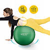М'яч для фітнесу (фітбол) 4FIZJO 55 см Anti-Burst Green (P-5907739316264), фото 9