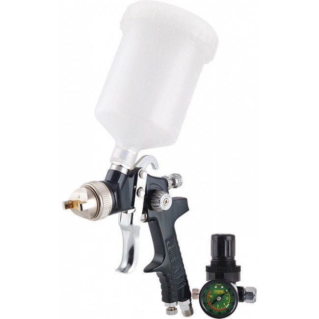 Фарбопульт пневматичний з редуктором (1.4 мм, 600 мл) HVLP MIOL 80-840, фото 1