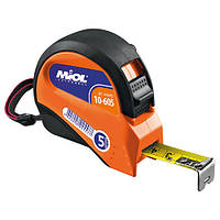 Рулетка вимірювальна 5м×19мм металеве полотно MIOL 10-605