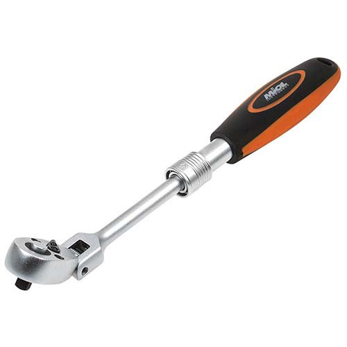 Тріскачка телескопічна 3/8" MIOL 58-194 з шарніром