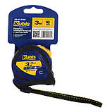 Рулетка вимірювальна 3м×16мм з магнітним наконечником металеве полотно Kubis 05-01-2316, фото 5