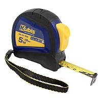 Рулетка вимірювальна 5м×19мм автостоп металеве полотно Kubis 05-01-1519