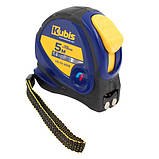 Рулетка вимірювальна 5м×19мм з магнітним наконечником металеве полотно Kubis 05-01-2519, фото 3