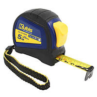 Рулетка вимірювальна 5м×25мм автостоп металеве полотно Kubis 05-01-1525