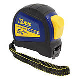 Рулетка вимірювальна 5м×25мм автостоп металеве полотно Kubis 05-01-1525, фото 3