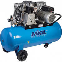 Компресор одноциліндровий (100 л, 600 л/хв) "Тайфун" MIOL 81-194 масляний клиноремінний