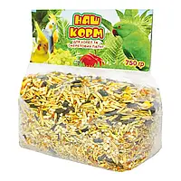 Корм для корел та ожерелових папуг Наш корм 750г