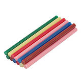 Клейові стрижні 11.2×200 мм 12 шт кольорові матові термоклей для пістолета Kubis 01-06-1124, фото 2