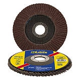 Круг шліфувальний пелюстковий (125 мм, Р150) плоский Kubis 07-00-2715, фото 2