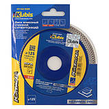 Круг алмазний відрізний 125×1.4×22.2 мм ультратонкий Kubis 07-04-3125, фото 2