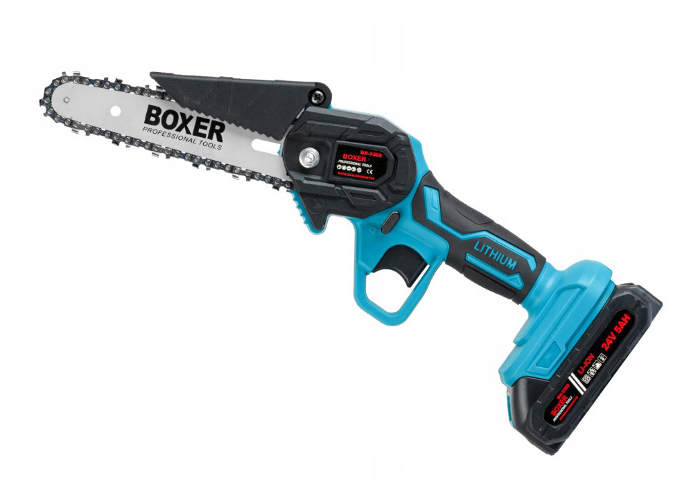 Міні пила акумуляторна 24 В, шина 6" Boxer BX-3302