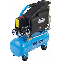 Компресор одноциліндровий (7.5 л, 80 л/хв) "Бриз" MIOL 81-140 масляний прямоприводний