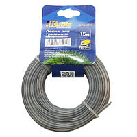 Жилка для тримера 2.7 мм 15 м армована зірка Kubis 01-08-3271