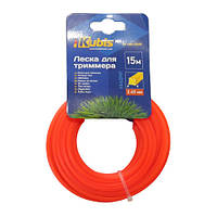 Жилка для тримера 2.4 мм 15 м квадрат Kubis 01-08-2241
