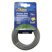 Жилка для тримера 2.4 мм 15 м армована зірка Kubis 01-08-1241