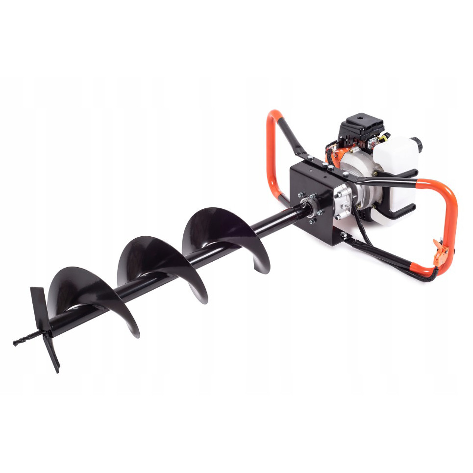 Мотобур з трьома шнеками Boxer BX-121 бензобур, фото 1