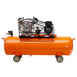 Компресор двоциліндровий Rebiner 120 л (3 кВт, 520 л/хв, 380 В), фото 4