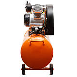 Компресор двоциліндровий Rebiner 120 л (3 кВт, 520 л/хв, 380 В), фото 5