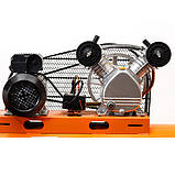 Компресор двоциліндровий Rebiner 120 л (3 кВт, 520 л/хв, 380 В), фото 9