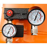 Компресор двоциліндровий Rebiner 120 л (3 кВт, 520 л/хв, 380 В), фото 7