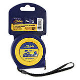 Рулетка вимірювальна 5м×19мм двостороння з магнітним наконечником автостоп Kubis 05-01-3525, фото 2