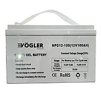 Акумулятор 12 В, 100 А/год гелевий Vogler NPG12-100
