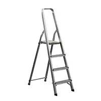 Драбина-стрем'янка алюмінієва 4 сходинки Procraft PLA2.84 садова драбина