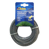 Жилка для тримера 3.0 мм 15 м армована зуб пилки  Kubis 01-08-9301