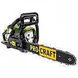 Бензопила (1.4 кВт, шина+ланцюг 35 см, шина+ланцюг 40 см) Procraft GS-58X, фото 3