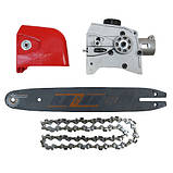 Насадка висоторіз на тример штанга 28 мм 9 шліців шина 30 см, фото 5