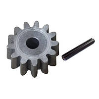 Шестерня 12 зубів та фіксуючий штифт до бетонозмішувачів Agrimotor B-1308, B-1510