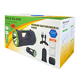 Світлодіодний ліхтарик на акумуляторі, функція павербанк Gold Silver GS-2678, фото 4