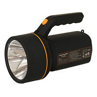 Світлодіодний ліхтарик на акумуляторі з бічною панеллю, функція павербанк Gold Silver GS-2670