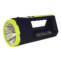 Світлодіодний ліхтарик на акумуляторі з бічною панеллю, функція павербанк Gold Silver GS-2677