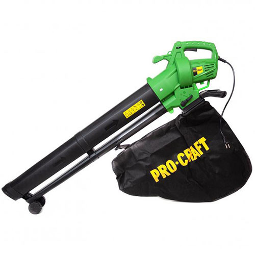 Пилосос-повітродувка електрична 2.2 кВт Procraft PGU-2300 з функцією подрібнення