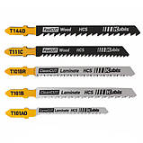 Пилки для лобзика 5 шт (дерево, ламінат) Kubis 07-07-0001, фото 2