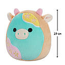 М'яка іграшка Squishmallows - Пастельна корівка (19 cm) SQER01215, фото 2