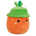 М'яка іграшка Squishmallows - Морквина Кароліна в капелюсі (19 cm) SQER01214, фото 6