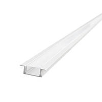 Профіль врізний LIGHT SET для LED стрічки AL LED PROF MORTISE 150 2 м/уп SET SILVER