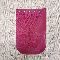 Клапан для міні сумки 12*18 "Лiто".Фуксія