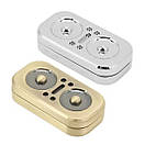 Магнітний слайдер антистрес RX-ROOT BRONZE іграшка з металу фіджет EDC бронзовий, фото 6