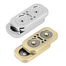 Магнітний слайдер антистрес RX-ROOT BRONZE іграшка з металу фіджет EDC бронзовий, фото 3