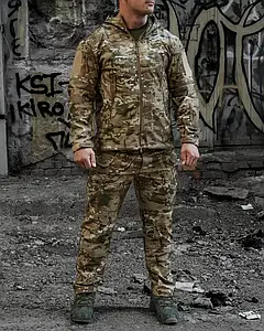 Костюм тактичний камуфляжний ESDY SoftShell Мультикам