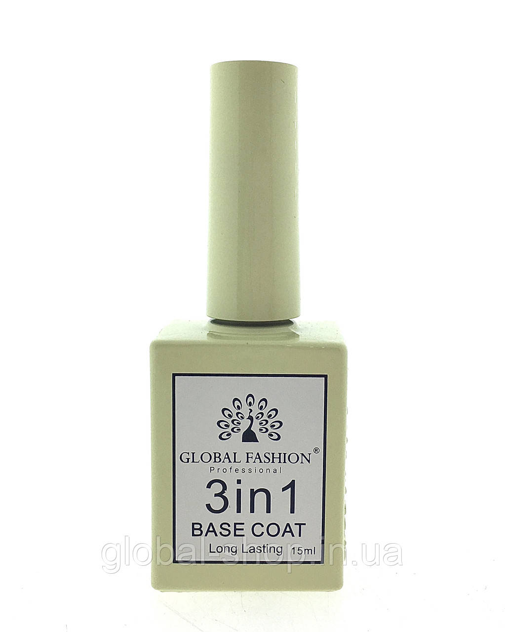 Каучукова база для нігтів 3 in 1 (3 в 1) Long Lasting 15 мл
