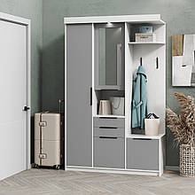 Прихожа з ДСП Силует 1 дуб артвуд світлий/сіра мишка Світ Меблів