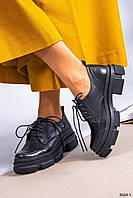 Жіночі туфлі натуральна шкіра колір чорний