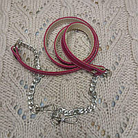 Ручка для міні сумочки 1,5 *130.Фуксiя